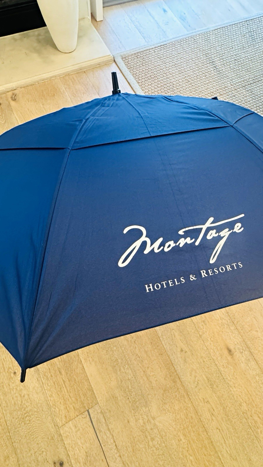 Montage Laguna Beach Hotels & Resorts Large Blue Promotional Umbrella paid 500