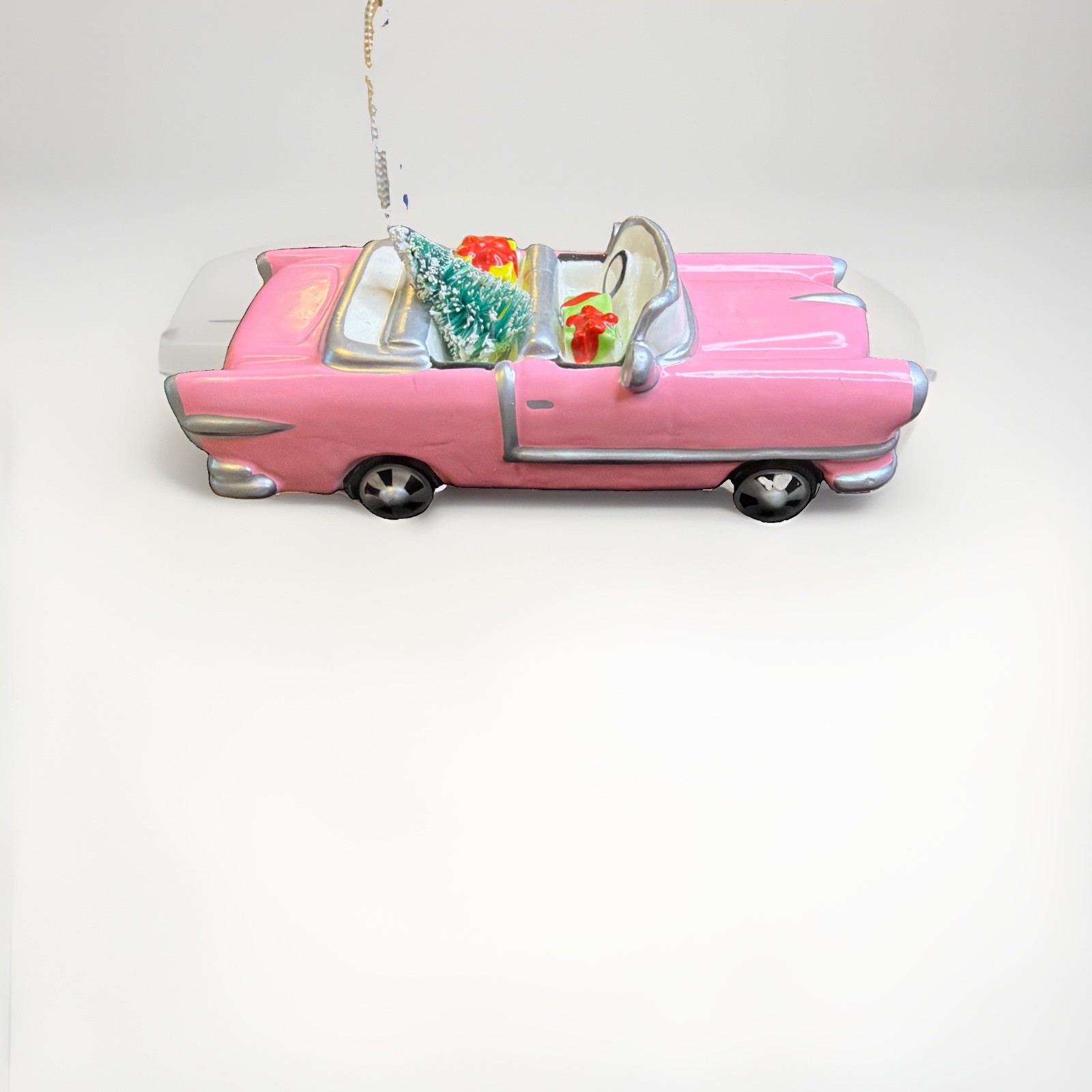 Department 56 Snow Village Christmas Cadillac Pink Car#5413-5 Retired