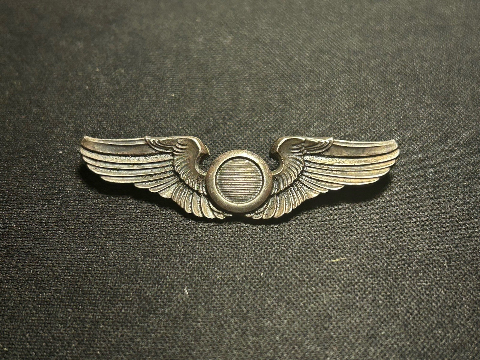 WW2 Army Air Force Observer Wings Sterling 2 Inch Missing Pin