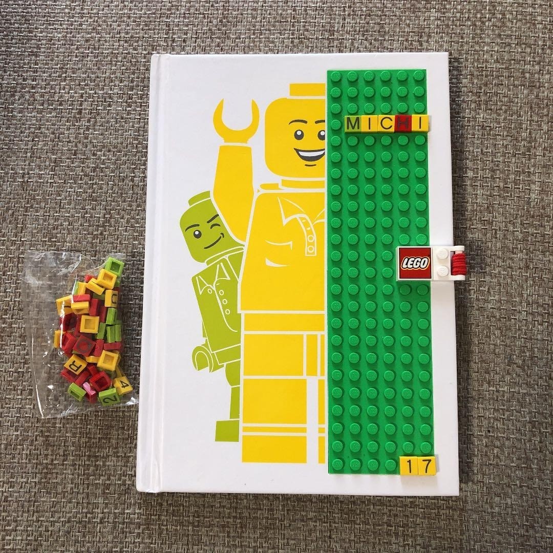 LEGO Diary Original Notebook Moleskine Style Block Included MINT