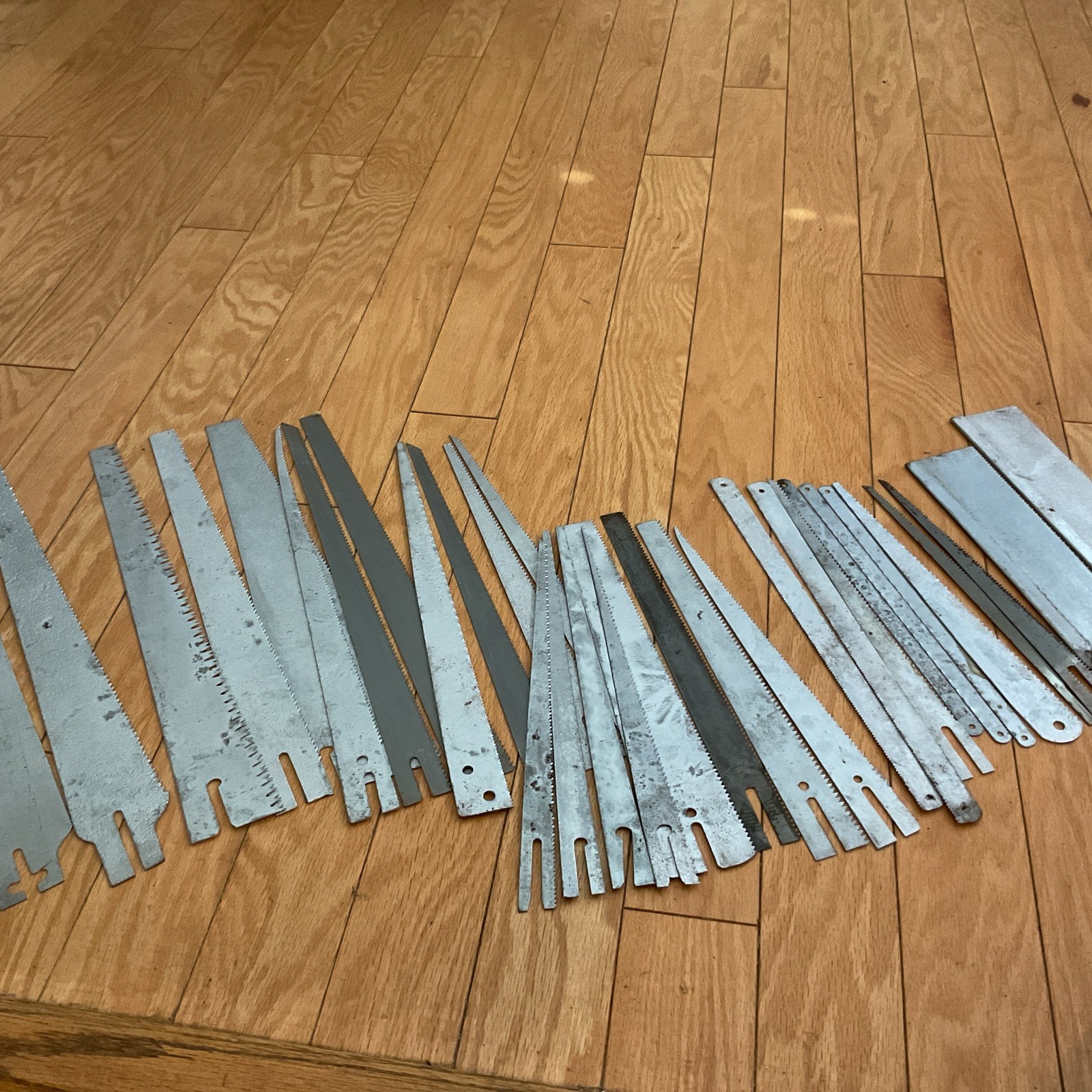 Over 30 Mixed Lot Hand Saw Replacement Blades Woodworking Parts