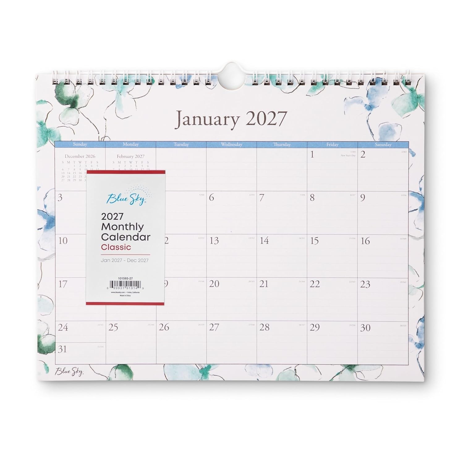 Blue Sky 2027 Monthly Wall Calendar, 11