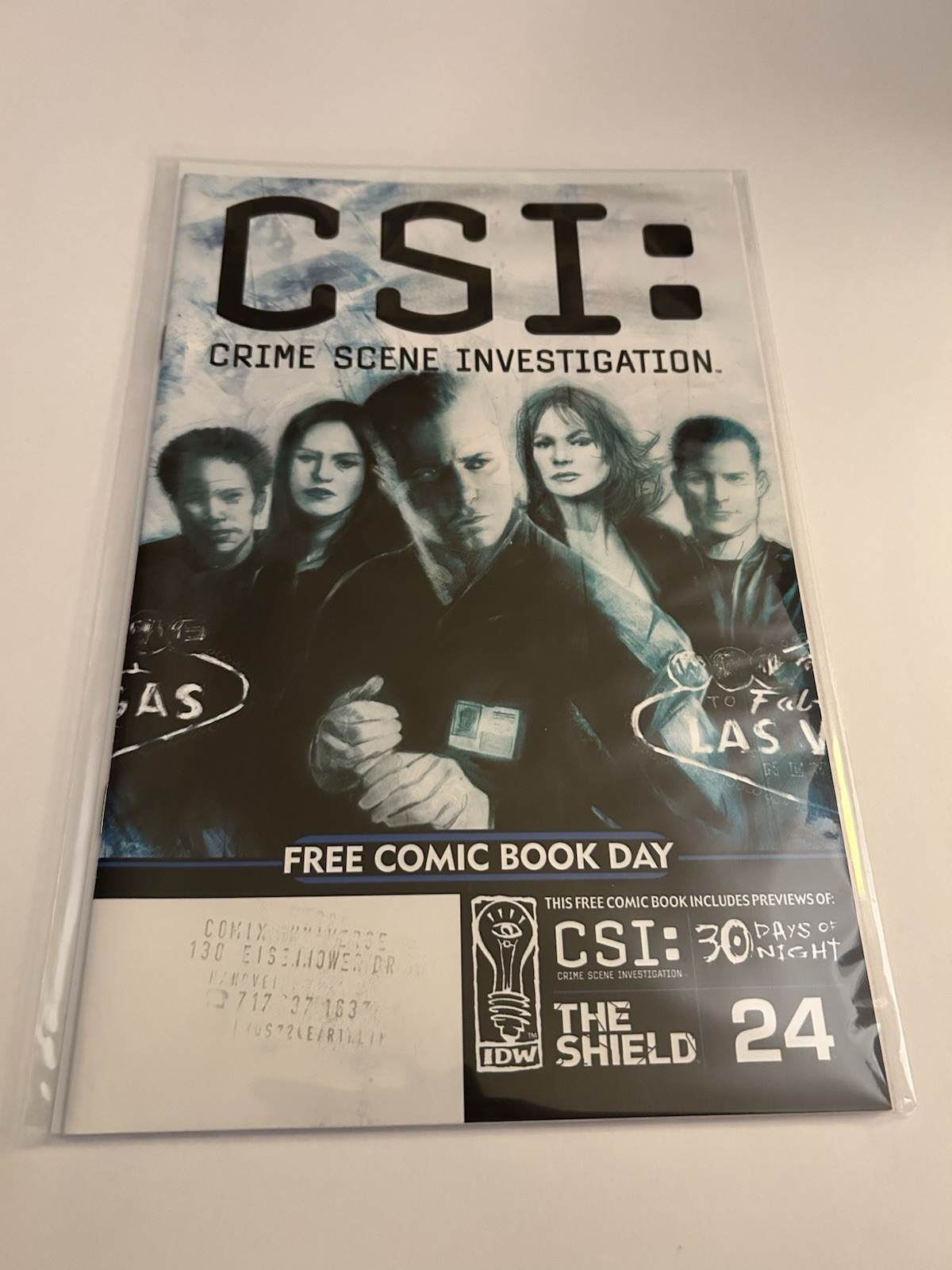 C.S.I. Crime Scene Investigation #24 FCBD (IDW Publishing July 2004)