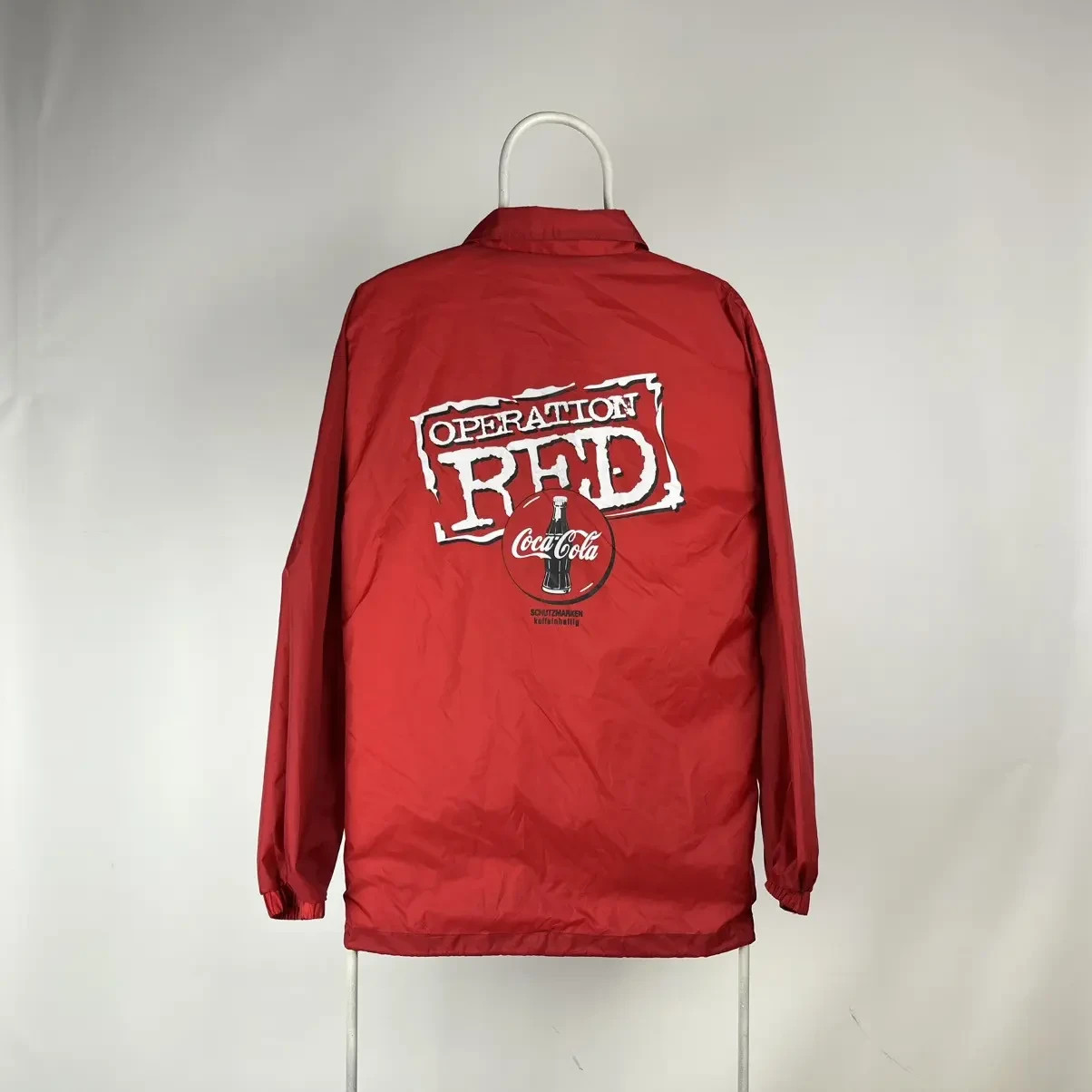 Vintage Coca cola Operation Red jacket Germany size Large