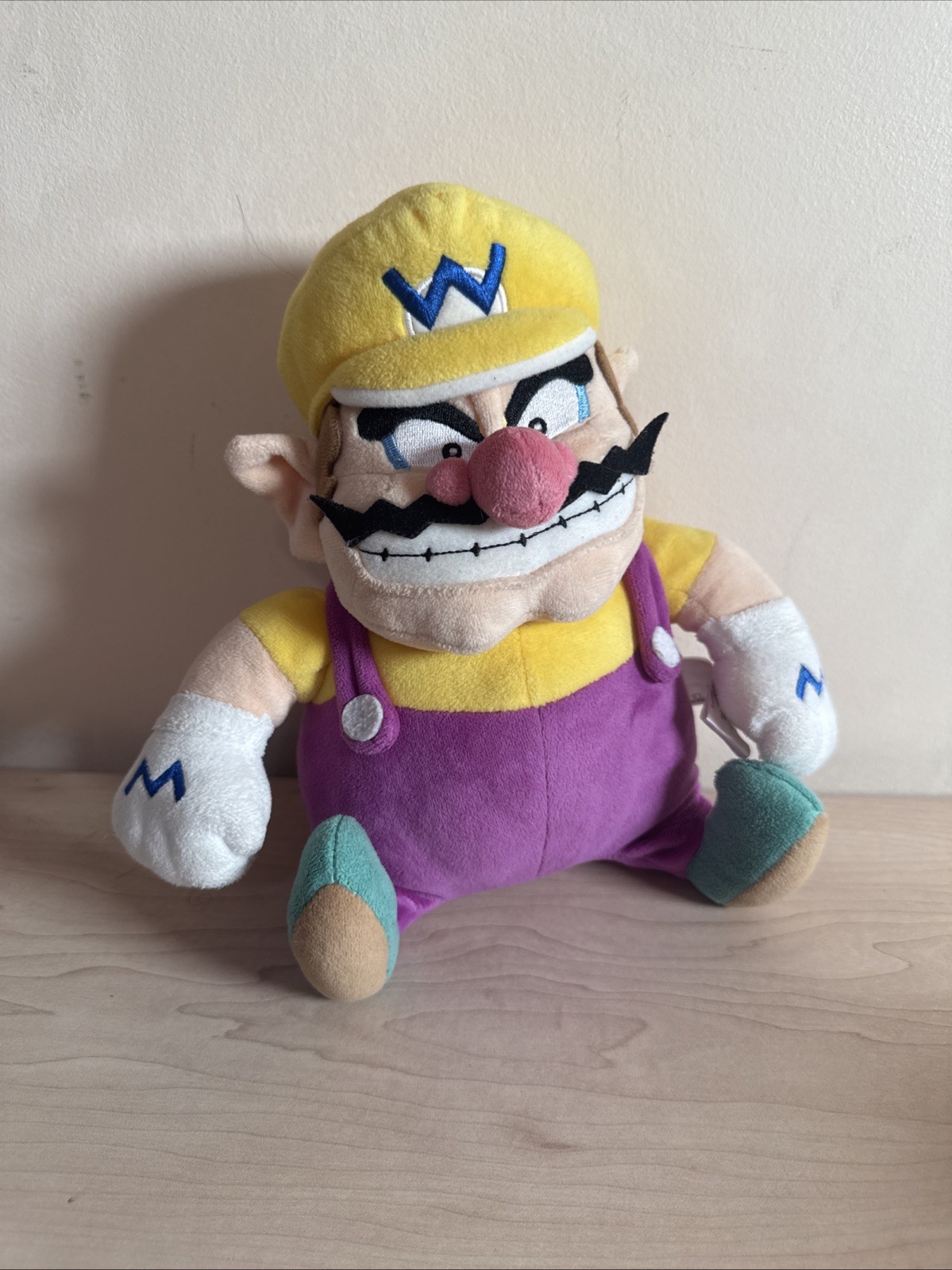  Sanei Trading  Super Mario ALL STAR COLLECTION Wario S Plush Toy Height 25cm 