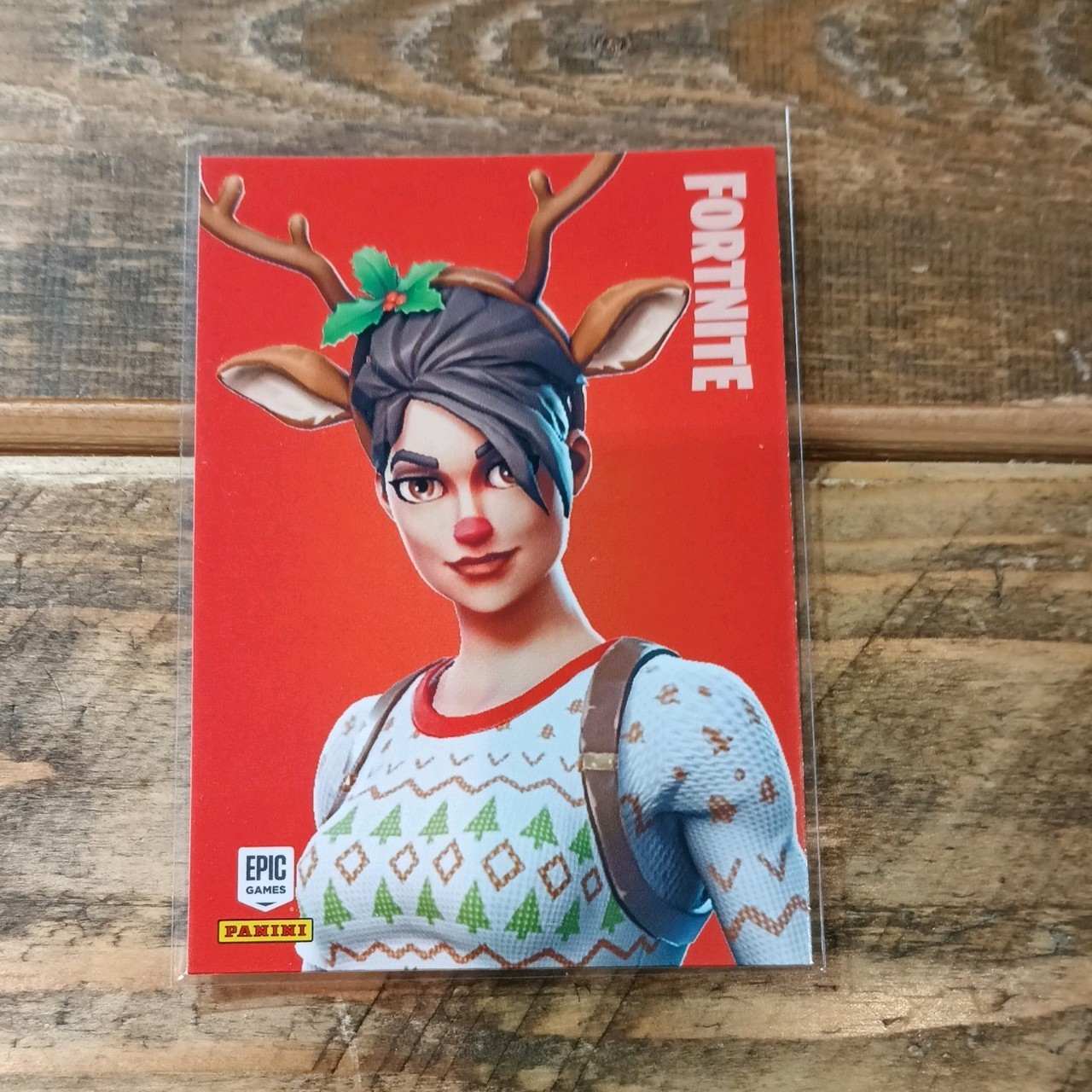2019 Panini Fortnite Series 1 Base Red Nose Raider # 189