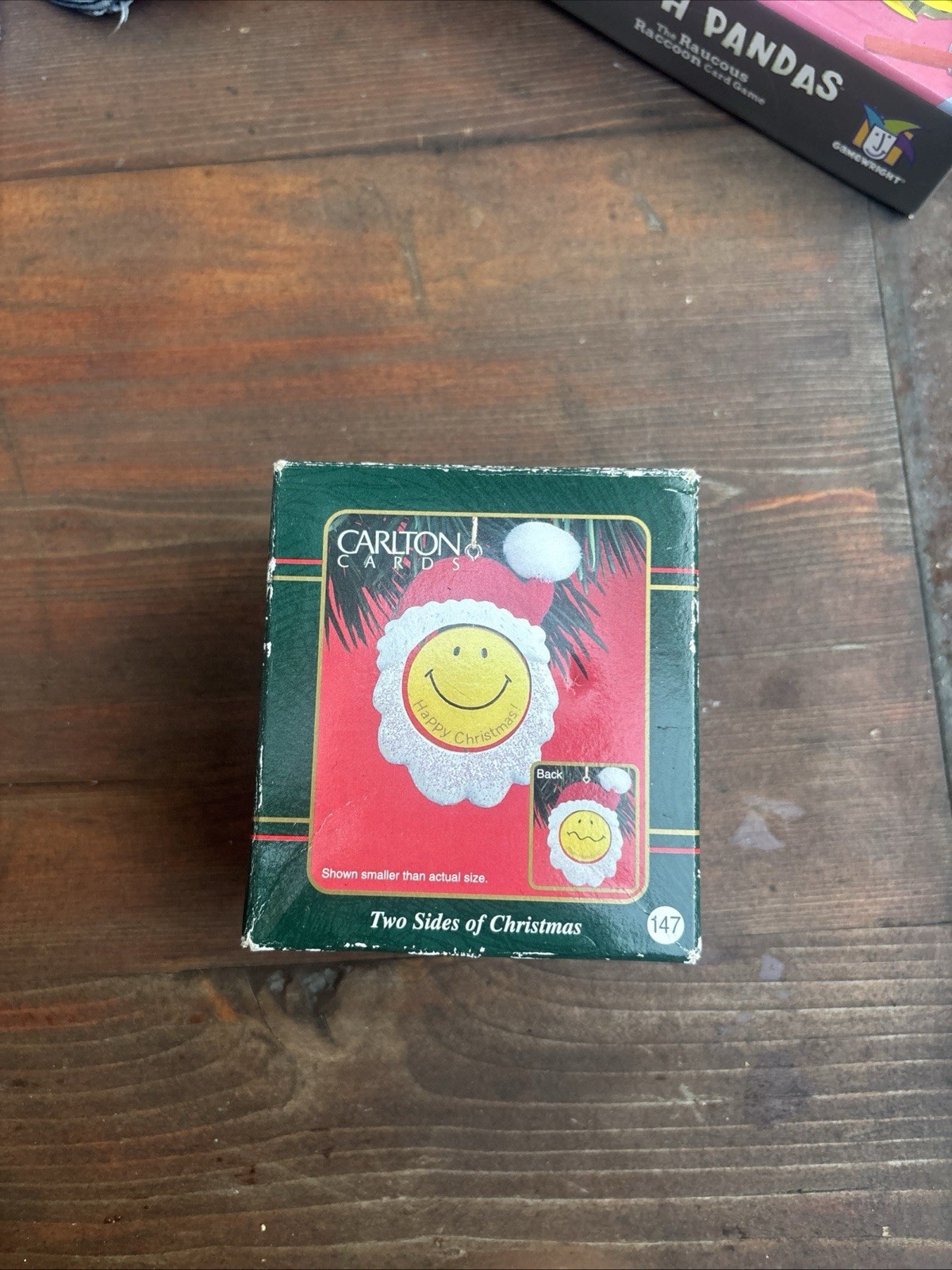 Two Sides of Christmas Carlton Cards ornament