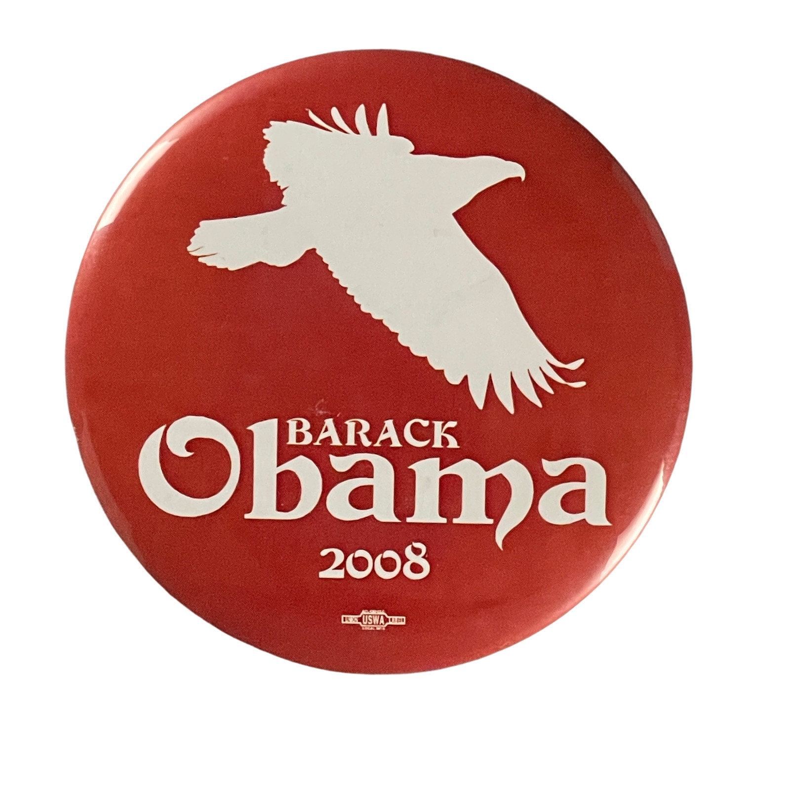 2008 Unique Barack Obama Politics Pnback 44th President Candidate Button Badge 