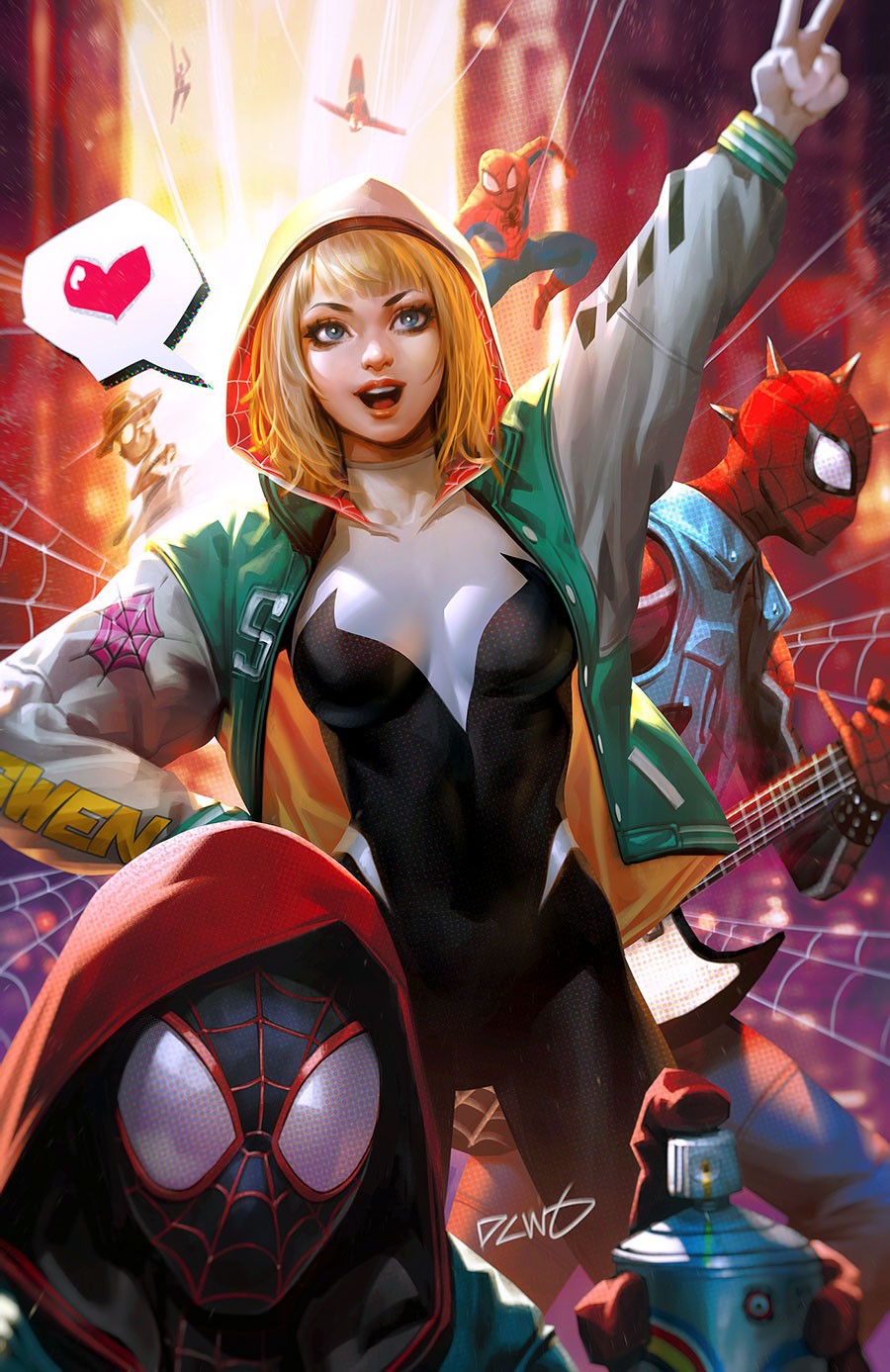 Edge Of Spider-Verse Vol 4 #1 Cover I Incentive Derrick Chew Spid - Near Mint