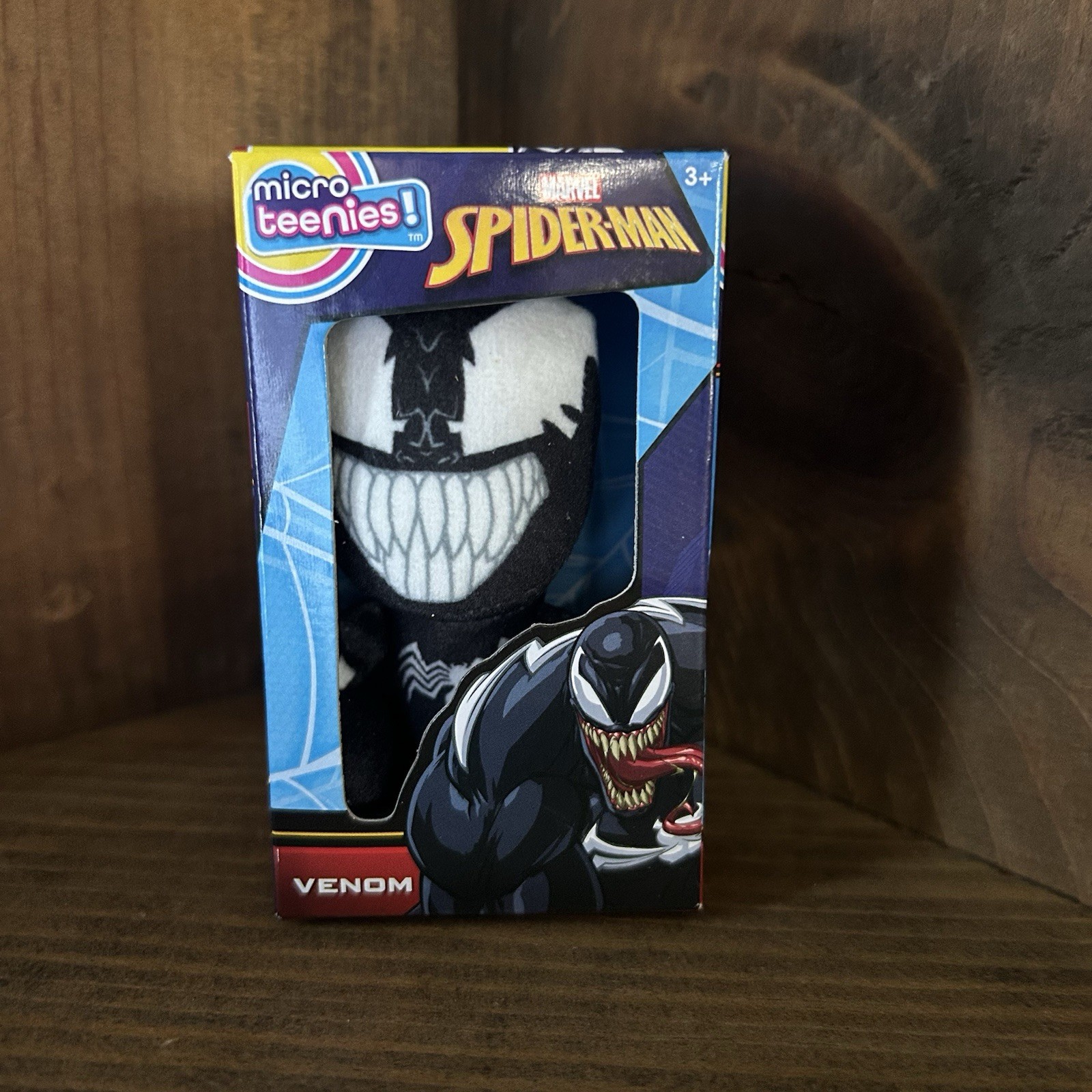 Micro Teenies Marvel Spider-Man Venom Plush Figure NEW In Box Basic Fun