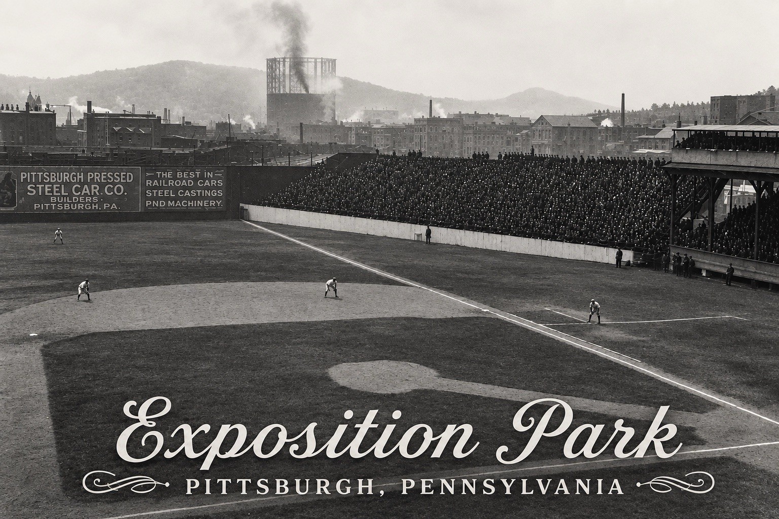 EXPOSITION PARK - Pittsburgh, Pennsylvania MODERN Postcard Baseball Stadium E65