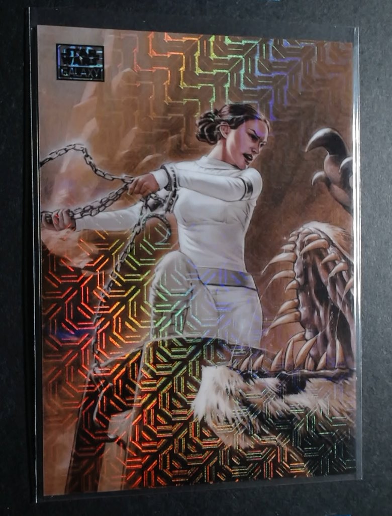2026 Topps Chrome Star Wars Galaxy #2 Padmé Amidala v Nexu Mojo Refractor /50