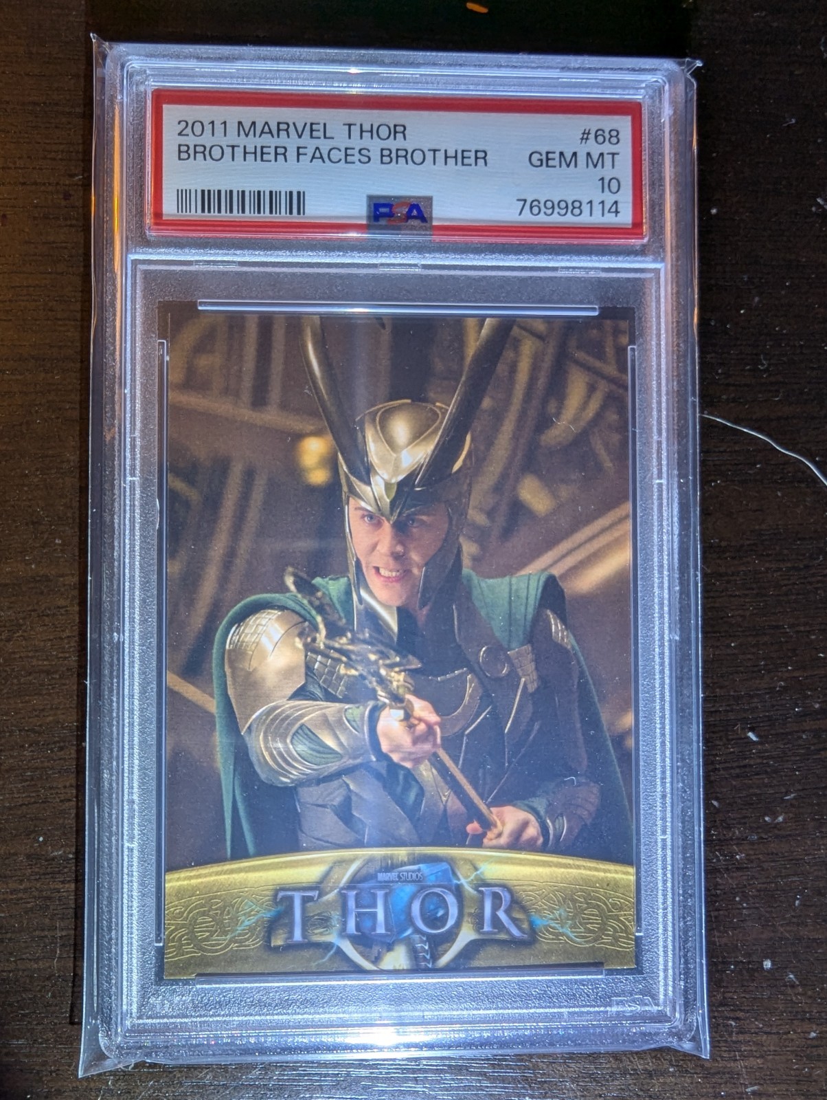 2011 Upper Deck Thor Movie BASE Card #68/ Tom Hiddleston as LOKI 💥 LOW POP