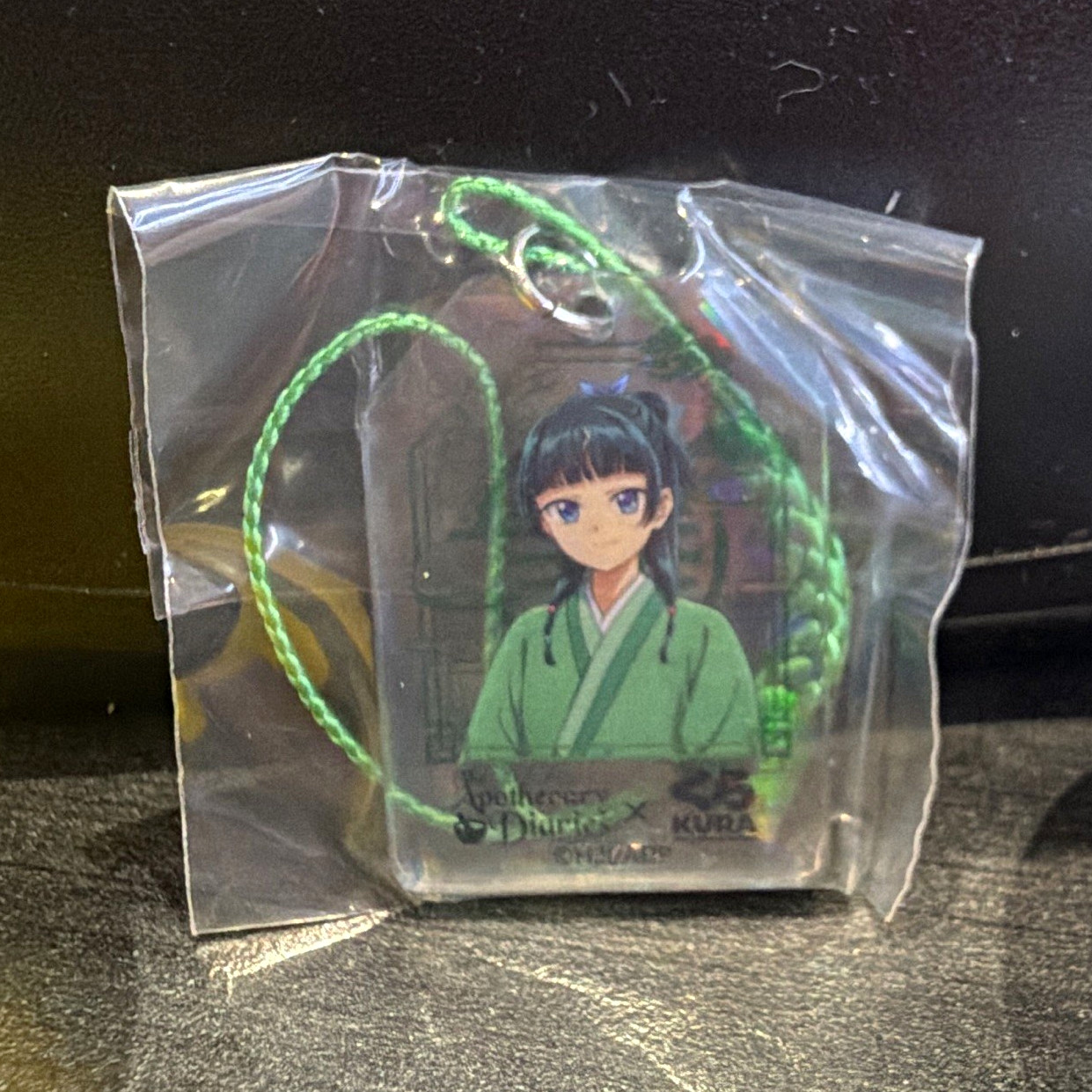 Maomao Apothecary Diaries x KURA Acrylic Charm Lucky Charm Green RARE Item