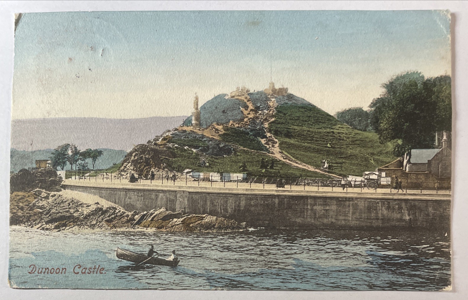 1907 - SCOTLAND - DUNOON - CASTLE HILL - Colered Postcard Stamped