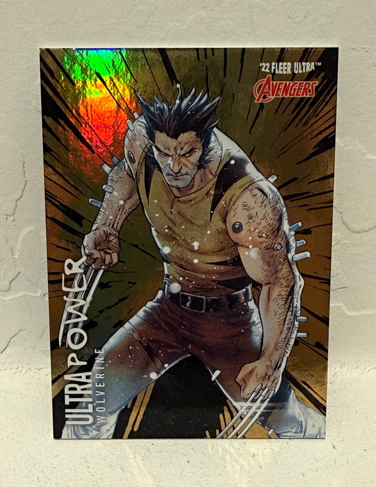 Fleer 2022 Marvel Fleer Ultra Avengers Wolverine Ultra Power UP-12 Insert