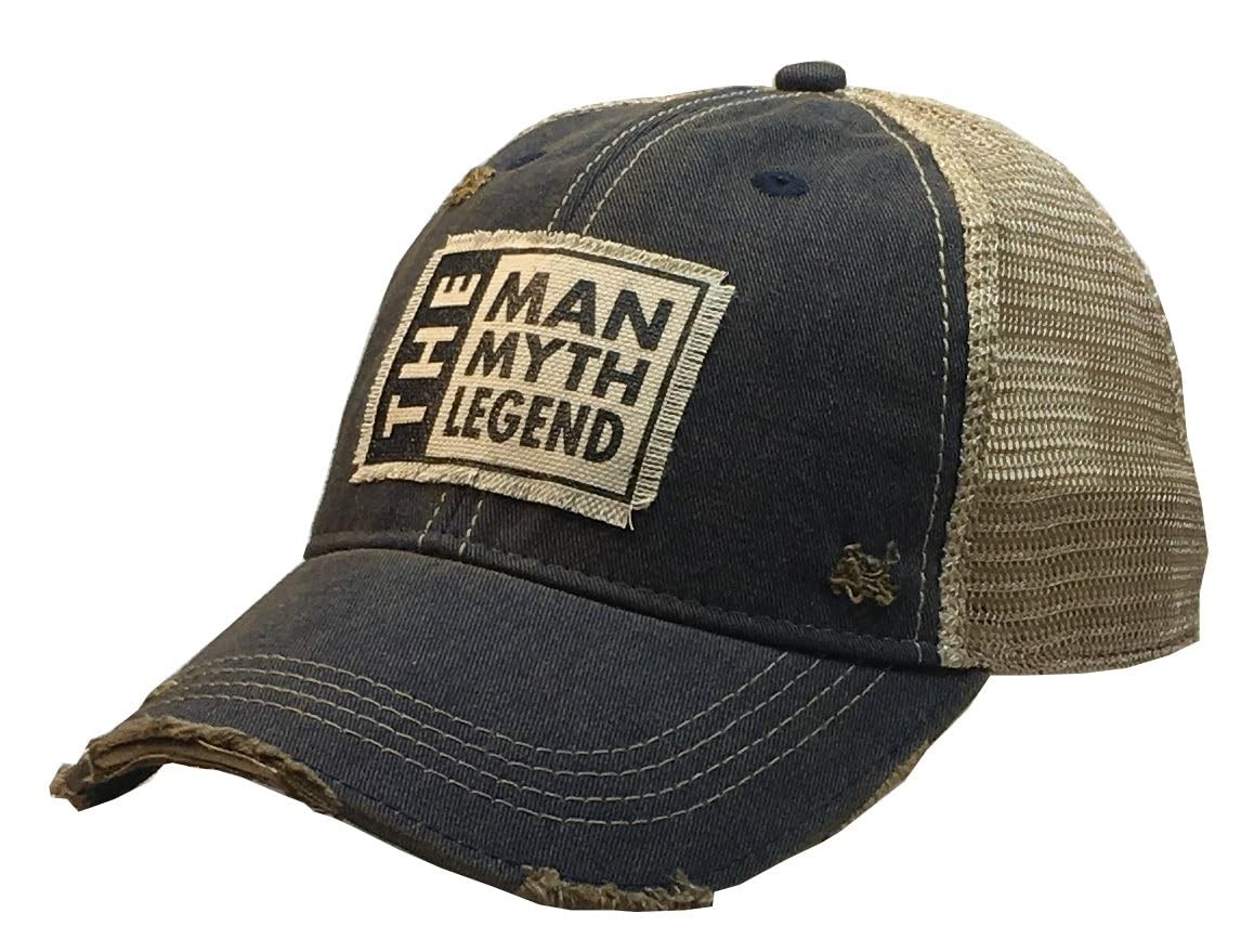VINTAGE LIFE Distressed Trucker Hat Men – 