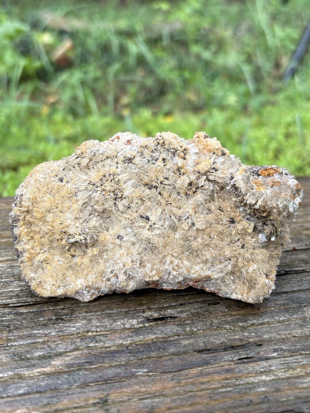 Large Natural Hemimorphite Specimen- Beautiful 4.3” Golden Hemimorphite Crystals