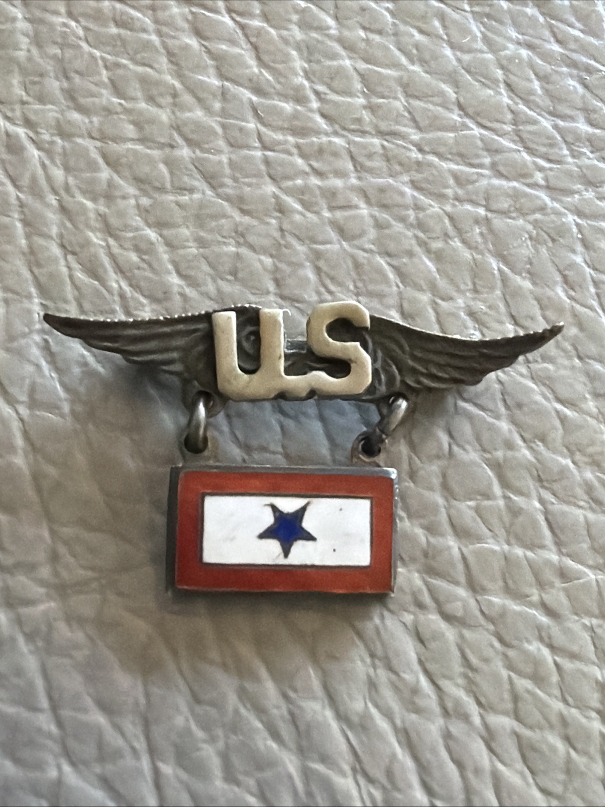 World War II United States Sons in Service Wings Pin Badge