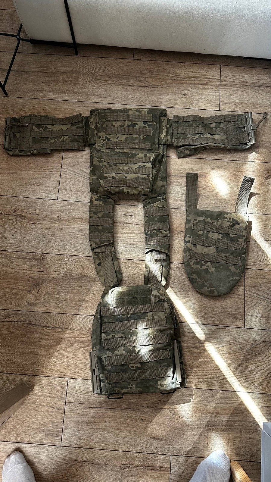 Ukraine War Combat Used Body Armor Vest Shell TEMP-3000 Ukrainian Army Pixel