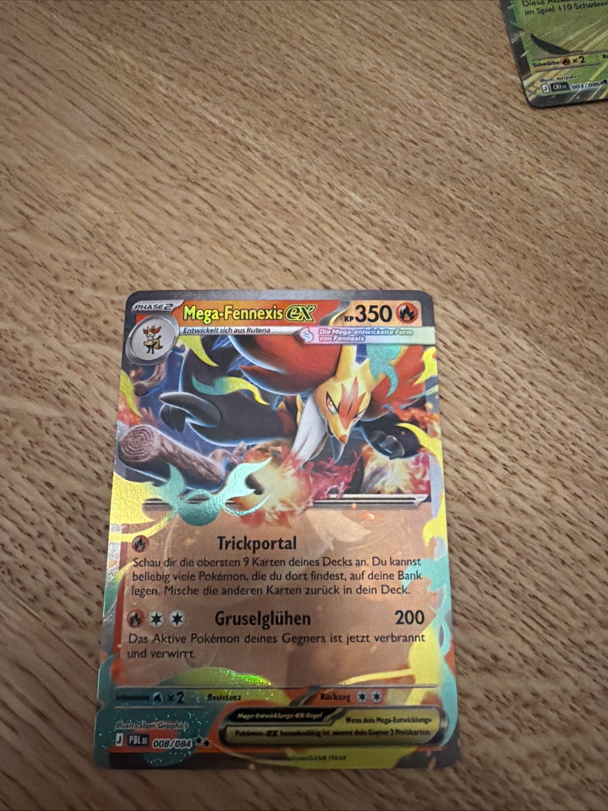 Mega Fennexis EX 008/084 German Near Mint