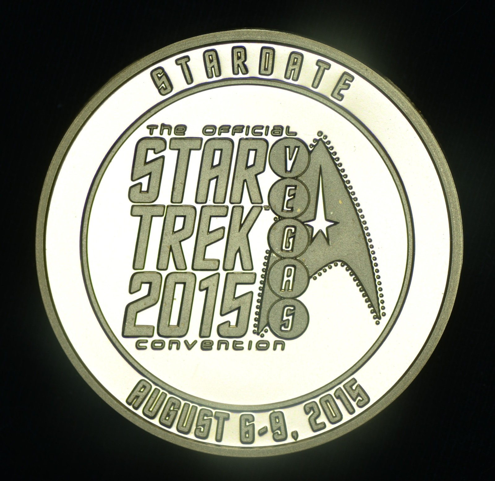 2015 Star Trek Proof CAM Las Vegas Convention Coin BU ~ 26586