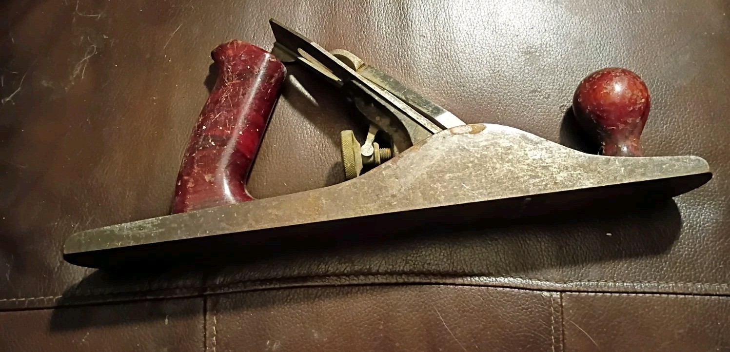 MF1 NICE VINTAGE MILLERS FALLS NO. 14 JACK PLANE
