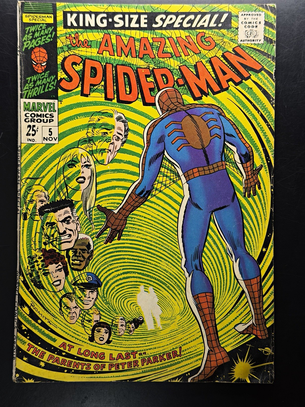 Marvel The Amazing Spider-Man #5 1968 Stan Lee John Romita Sr. Cover