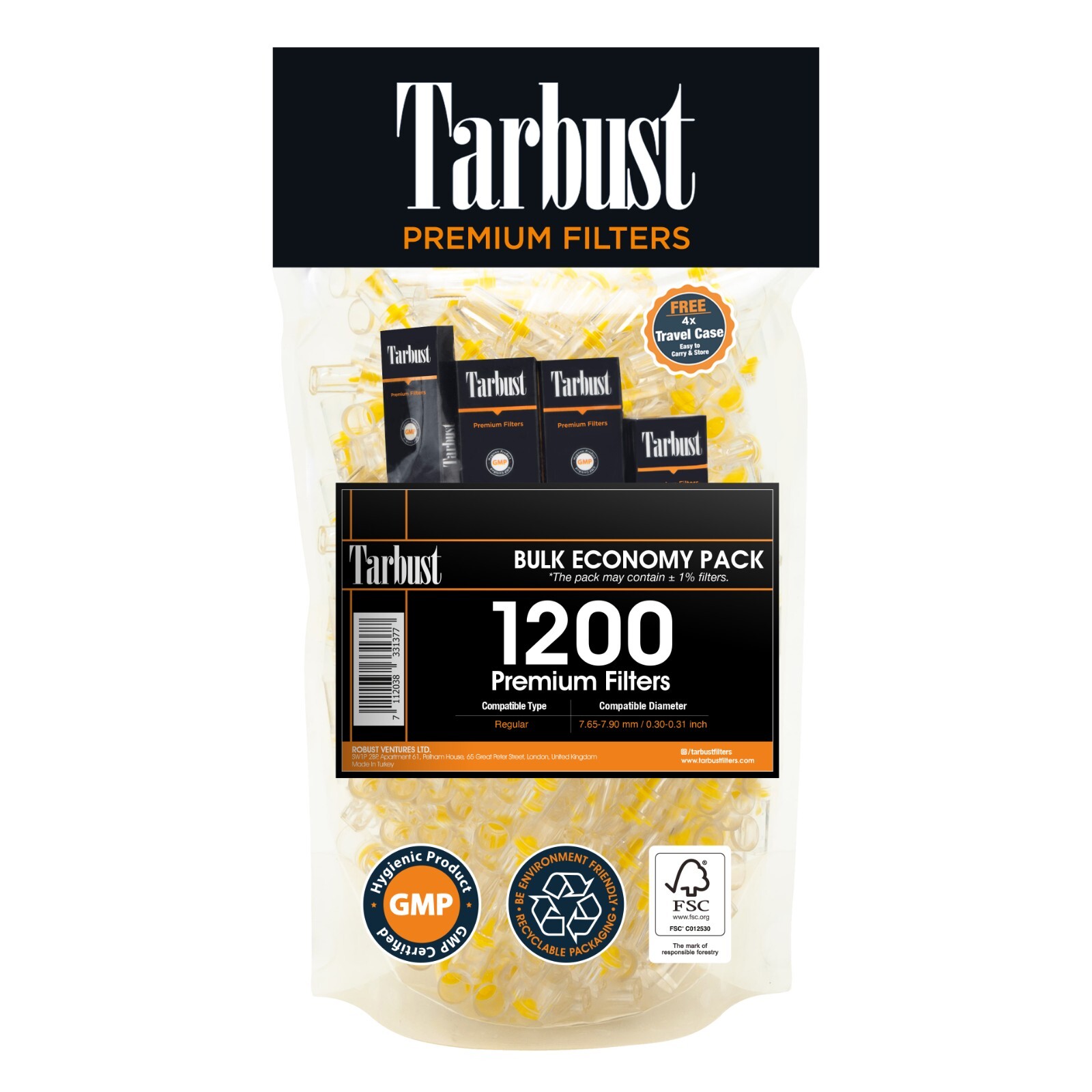 Tarbust 1200 Cigarette Filters, Cigarette Filters That Remove Tar and Chemical