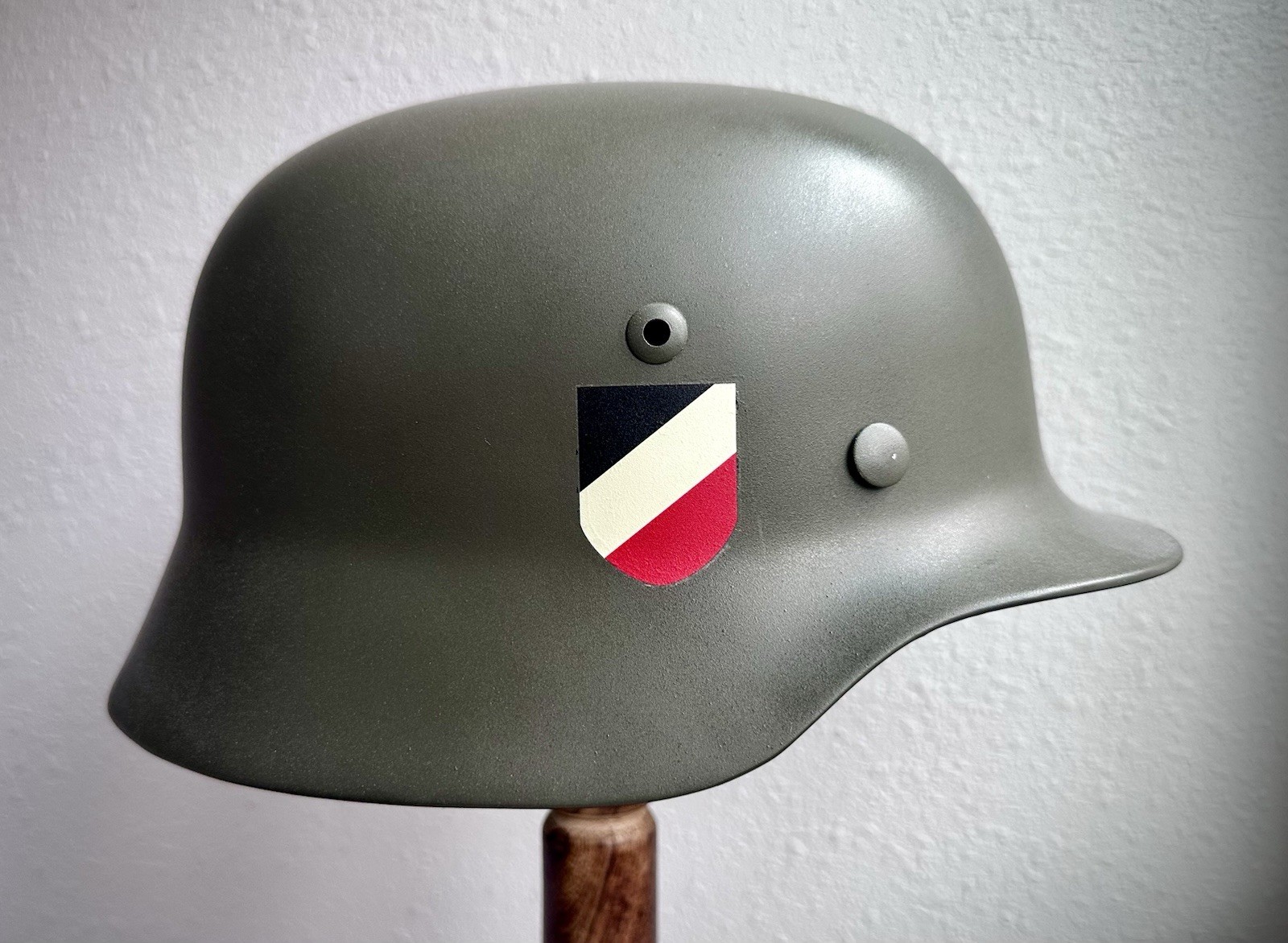 Museum-Quality German M35 Heer DD Helmet Repro/Size 68/ Marek Tunega Liner