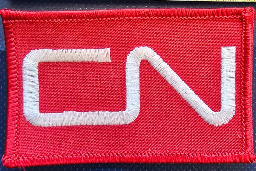 CN CANADIAN NATIONAL RAILWAY Embroidered Railroad Patch
