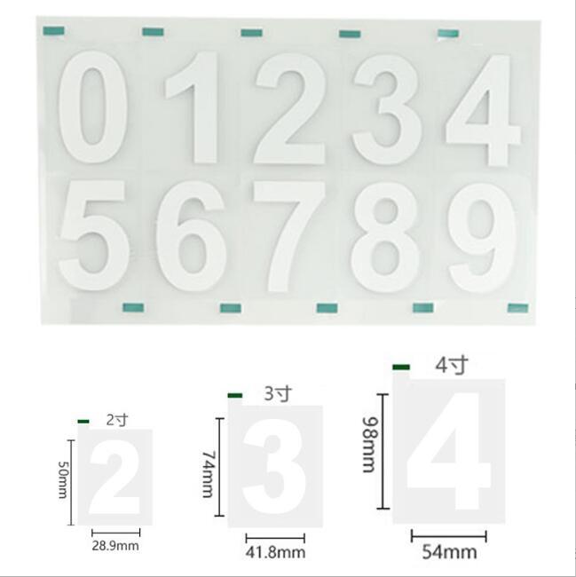 Nanofilm Postbox Number Sticker, Postbox Number Reflective Digital Sticker