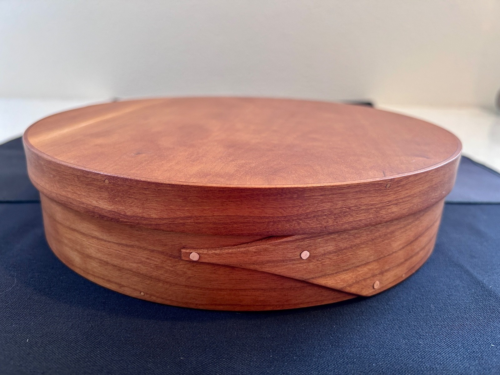 Shaker Workshops USA Round Bentwood Wood Storage Box 11