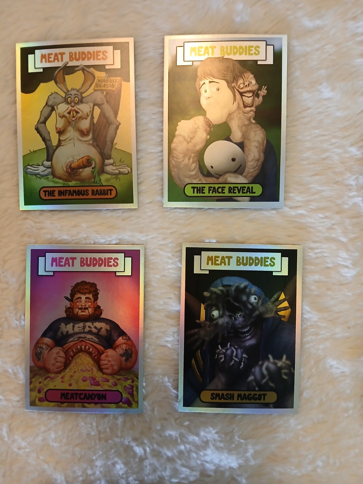 MeatCanyon Meat Buddies Booster Pack Open All 17 Cards 2021