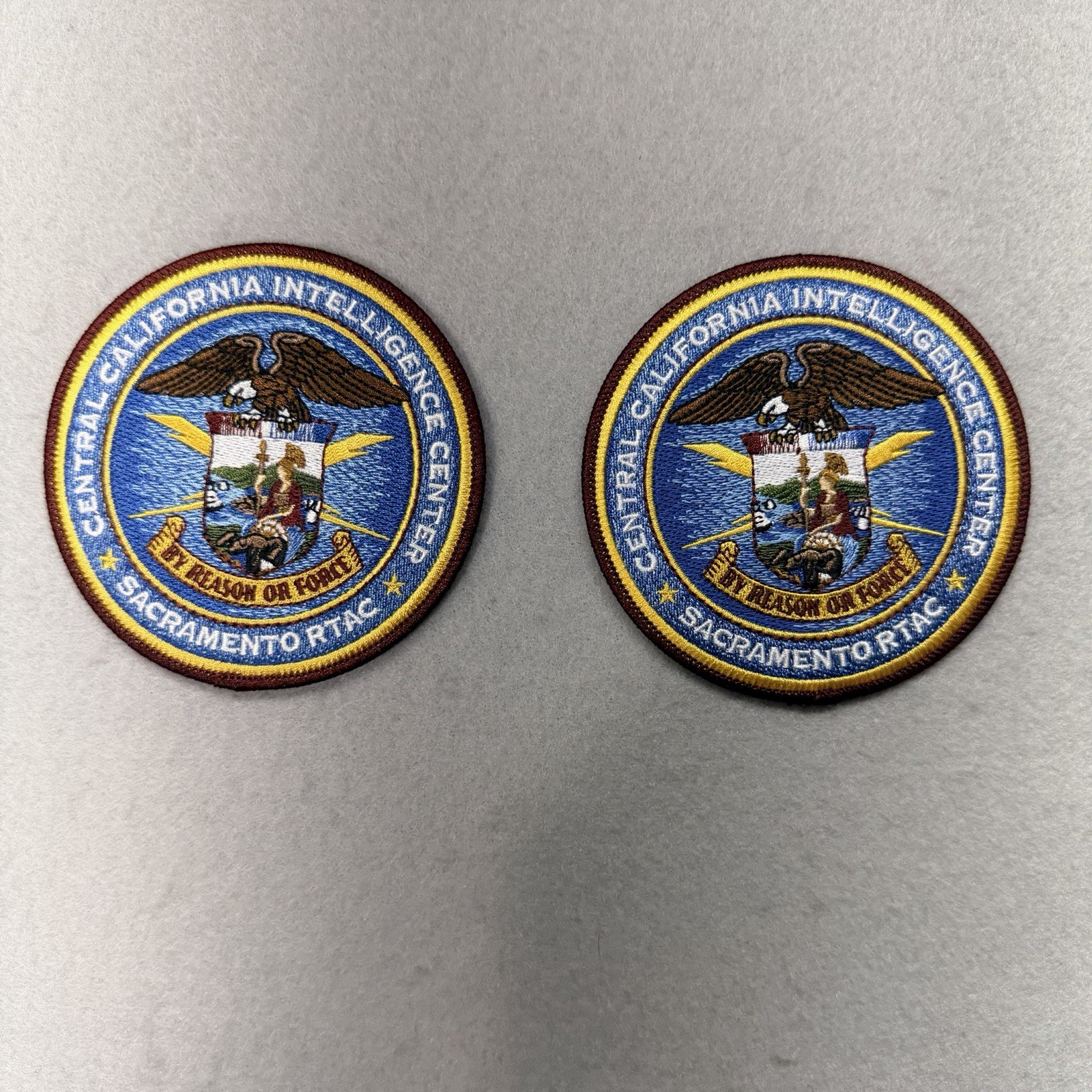Vintage Central California Intelligence Center Sacramento RTAC Embroidered