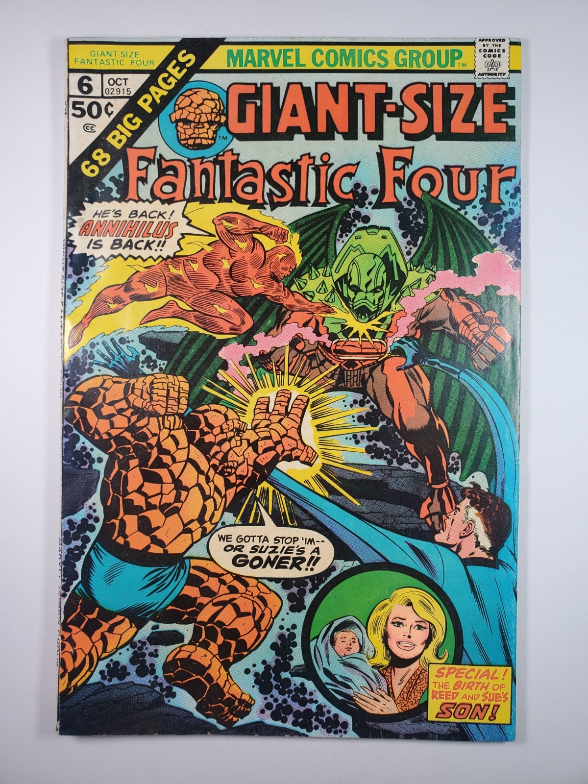 Giant-Size Fantastic Four #6 VG/FN 1975 Annihilus See Photos Rusty Staples