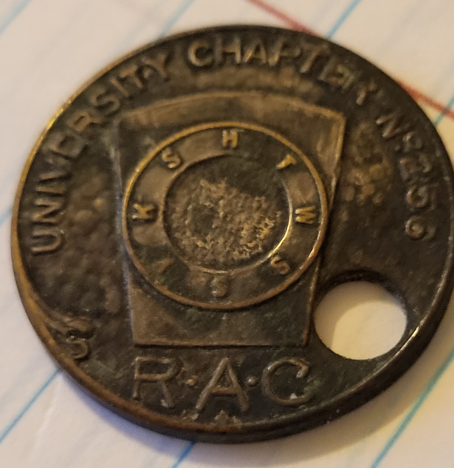 1923 Masonic Coin .