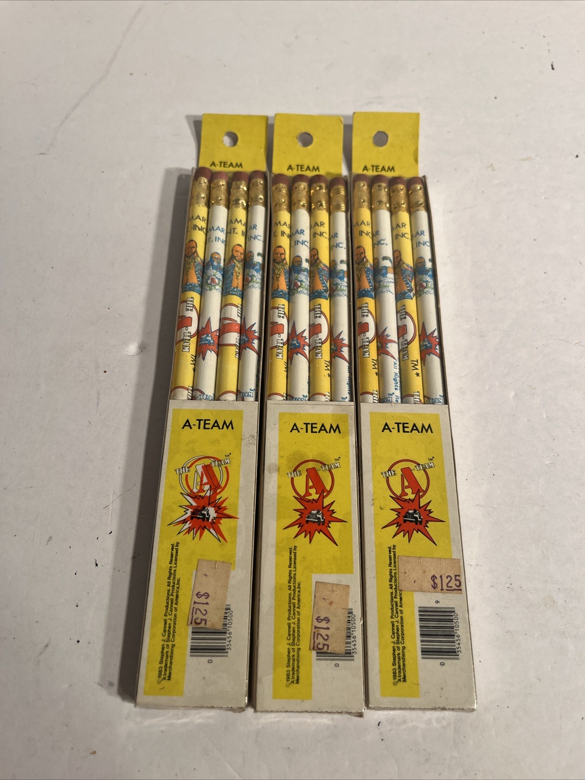 Vintage A-team Pencils Sealed 