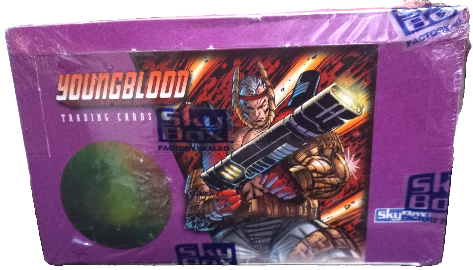 1995 Rob Liefeld YOUNGBLOOD Trading Cards Factory Sealed Wax Box (24 packs)