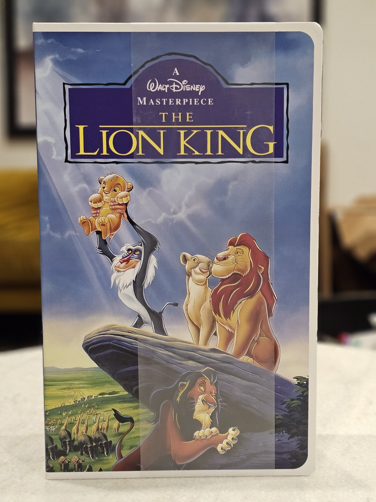 Disney The Lion King  Classic VHS Boxed Silk Touch Throw Blanket 50