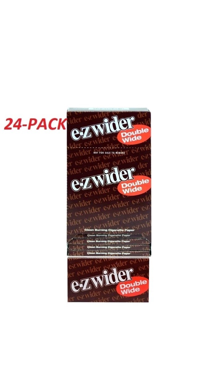 EZ Wider - Rolling Papers Double Wide (24ct) - Display Brand New & 