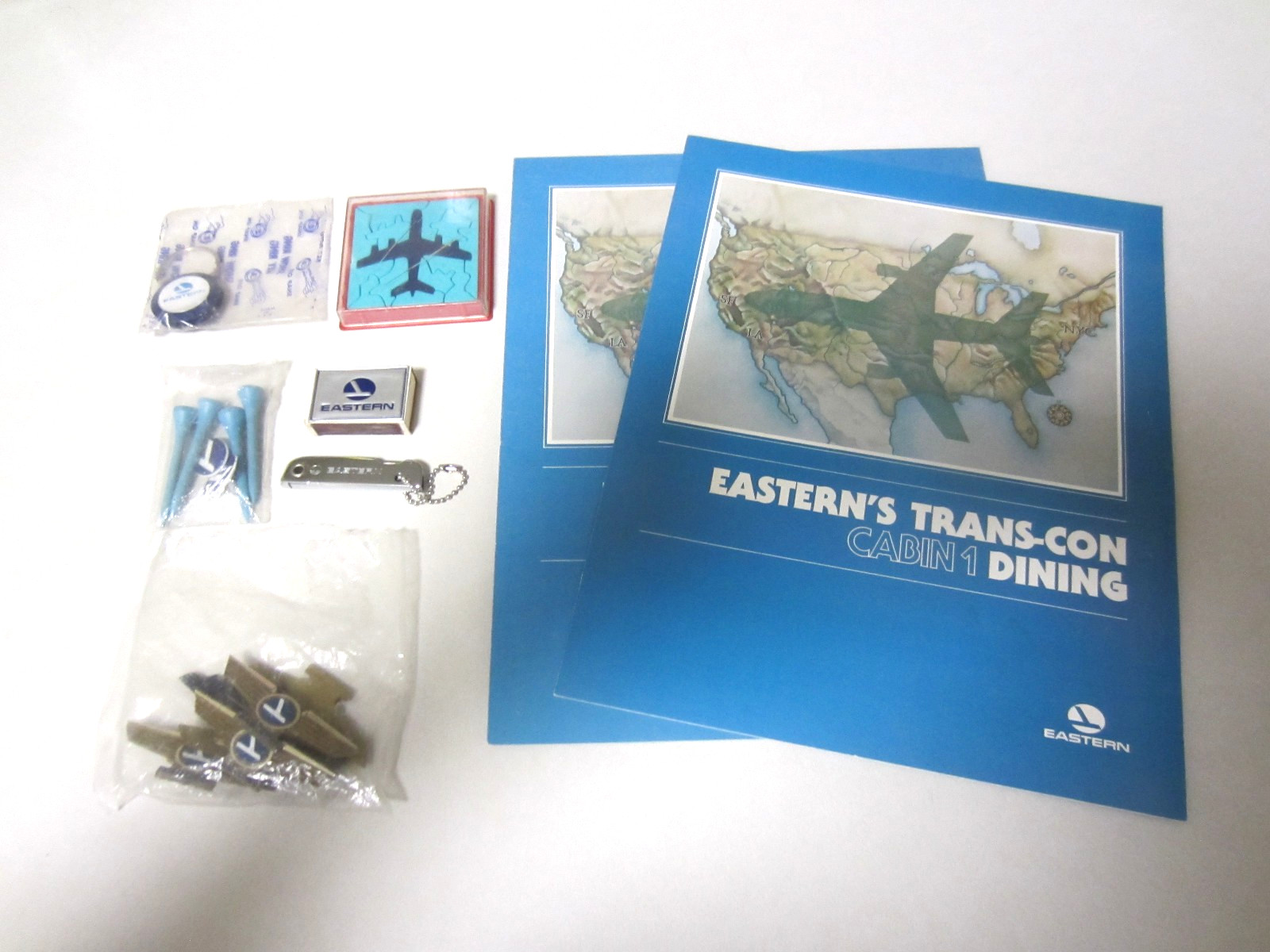 Lot of Vintage Eastern Airlines Memorabilia