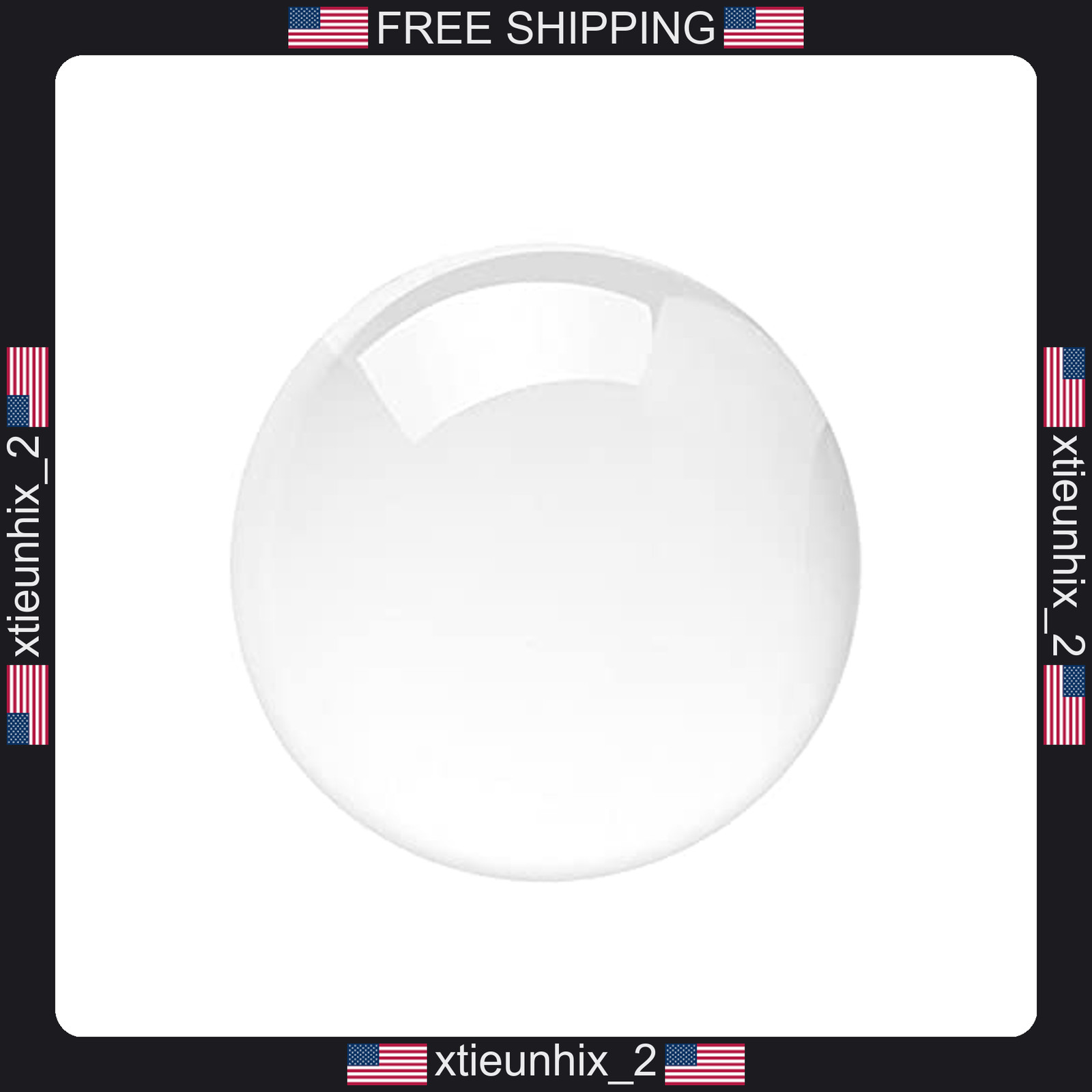 Crystal Ball 3.6 inch K9 Glass Decorative Sphere for Photography Meditation