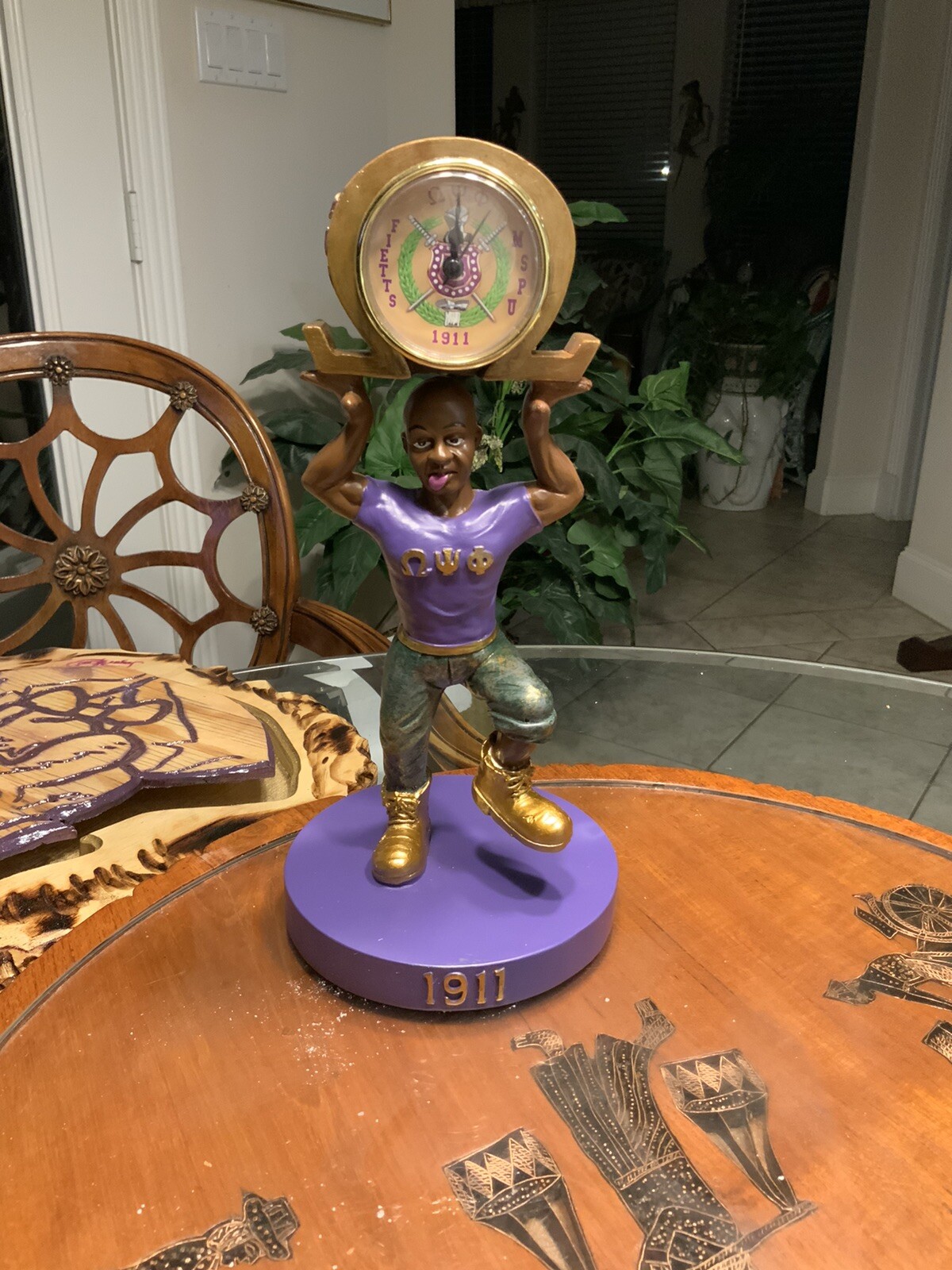 Omega Psi Phi “The Stepper” Clock