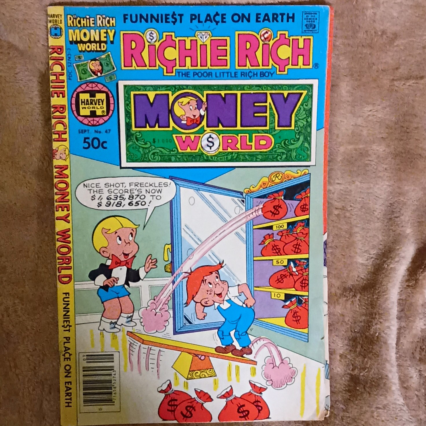 Harvey Richie Rich Money World #47 1980 Bronze Age US Comics Single Issue