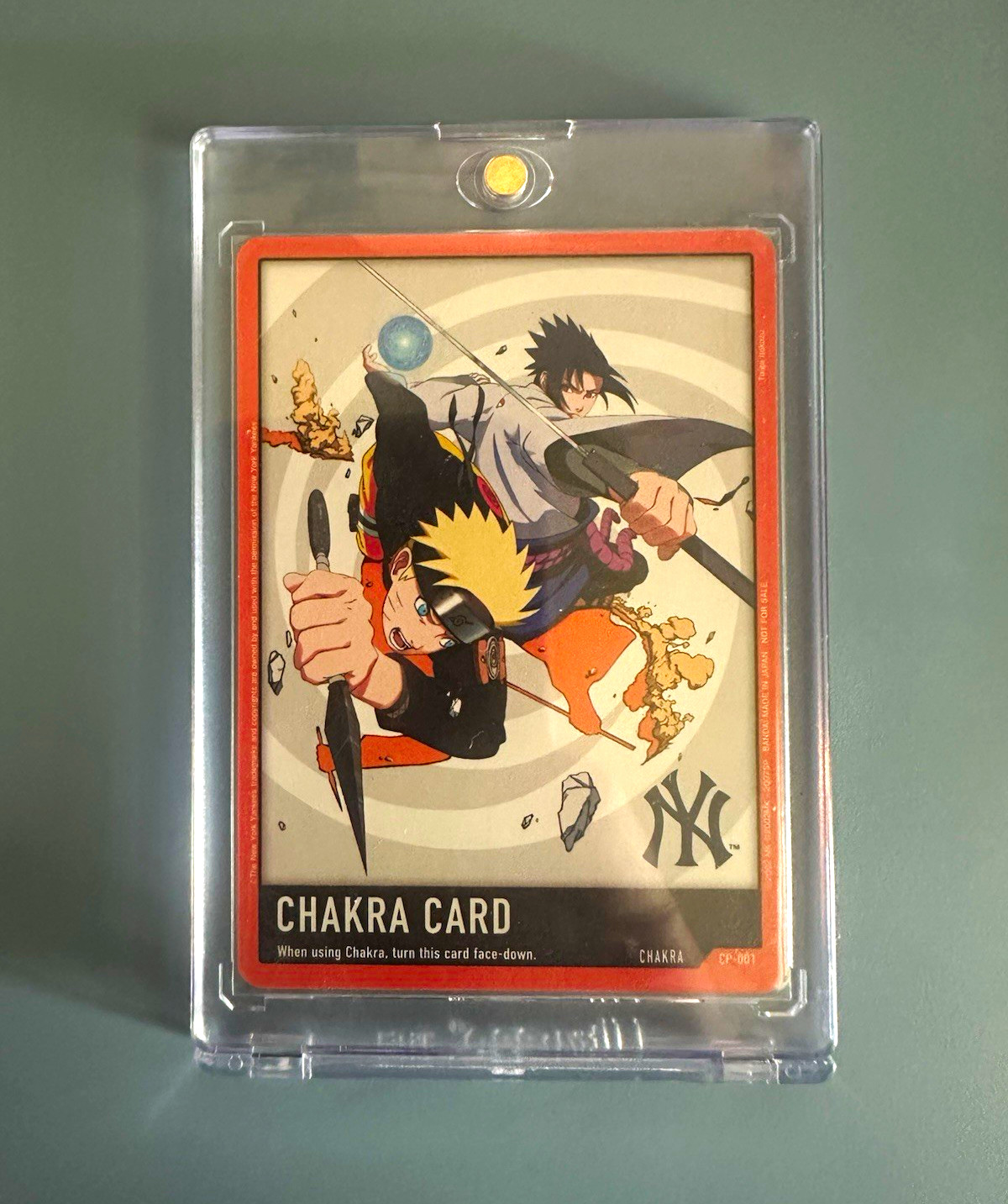 🥷Bandai Naruto CCG Chakra Card CP-001 Promo English 2026 New York Yankees🥷