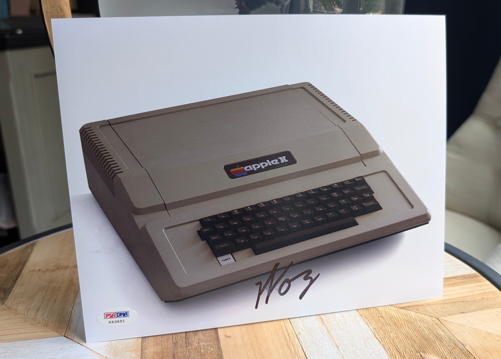 Steve Wozniak Woz Signed 8x10 Photo Apple II Plus Computer PSA/DNA COA Autograph