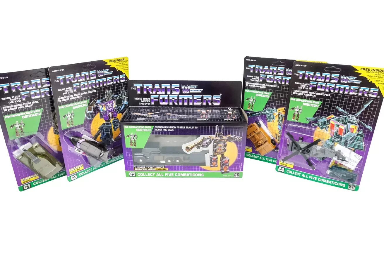 TRANSFORM G1 Reissue carded bruticus metal Brand New 