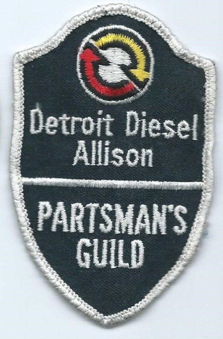 Detroit Diesel Allison Partsman\'s Guild Patch 4 X 2-1/2 in #1100