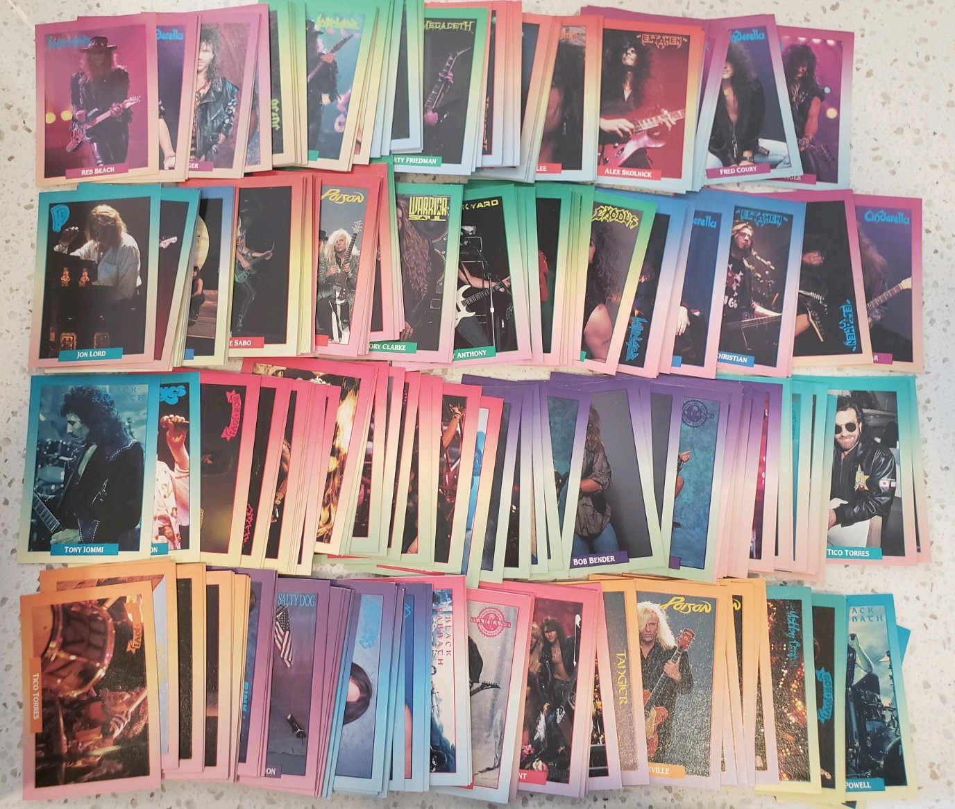 Rockcards Brockum 1991, Full Set, 288 Cards